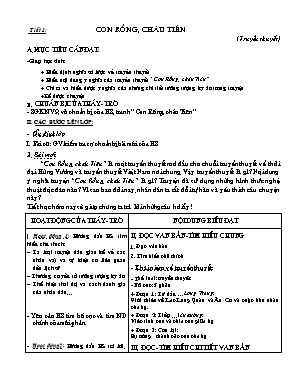 Giáo án môn Ngữ văn khối 6 - Học kì I